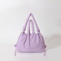 Nylon Drawstring Puffer Backpack