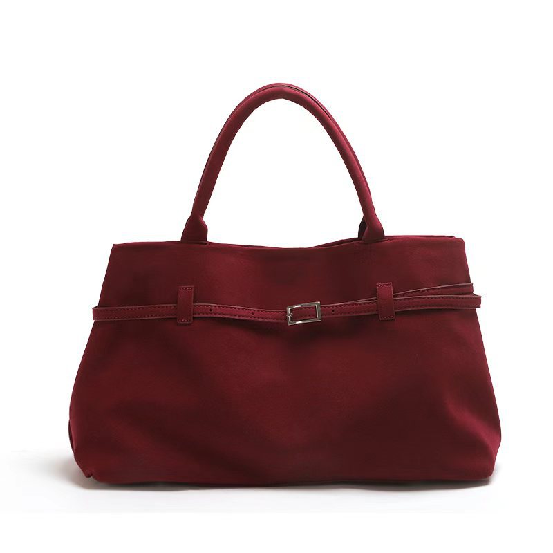 Vintage Suede Women Tote Bag