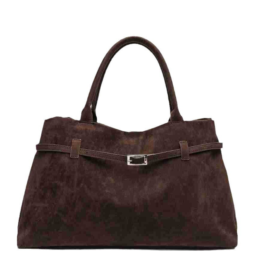 Vintage Suede Women Tote Bag