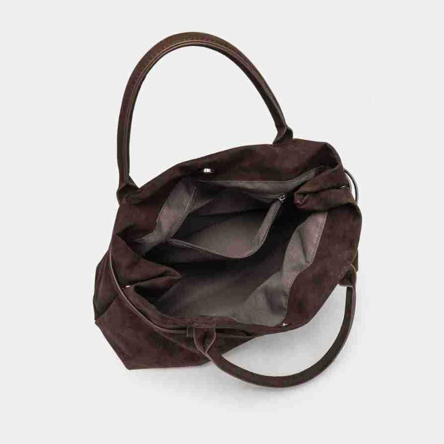 Vintage Suede Women Tote Bag